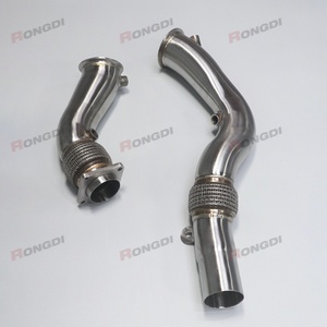 High Performance Downpipe for BMW F80 F82 M3 M4 2014-2019 S55 3.0T One Piece Mandrel Bent Pipe - Product Image 6