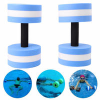 Haltères d'eau flottantes EVA haltères d'exercice aérobique équipement de natation eau Yoga Fitness haltères