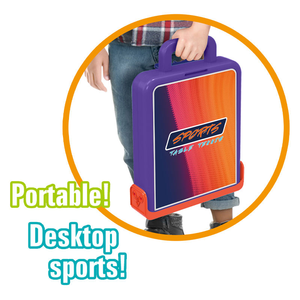Mini-jeu de tennis de <span class=keywords><strong>table</strong></span> de <span class=keywords><strong>table</strong></span>, jeu de société sportif d'intérieur, jouet de <span class=keywords><strong>ping</strong></span>-<span class=keywords><strong>pong</strong></span> portable de bureau avec raquettes, filet et balle pour enfants et famille - Product Image 5
