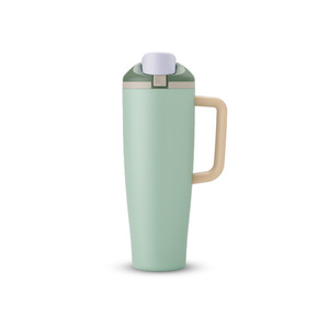 Qianchuan 40oz Stainless Steel Insulated Mug With Handle Travel Water <b>Bottle</b> Large Capacity <b>Thermos</b> - Product Image 2