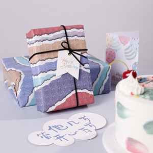 Wholesale 80g Birthday Glitter Flakes Art <b>Paper</b> <b>Tissue</b> 43*300cm Gift Luxury Custom Packaging <b>Wrapping</b> <b>Paper</b> Roll - Product Image 5