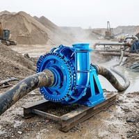 Pompe centrifuge horizontale à boues haute performance en alliage, anti-colmatage, électrique/diesel, Qizhuo G-GH, pour l'exploitation minière
