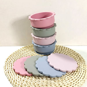 Tapa Forma De León Diseño único Lindo OEM/ODM Marca personalizada Succión de silicona ecológica para bebés - Product Image 3