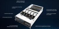 ESC8000A-E13P 4U AI GPU Server AMD EPYC SP5 Multi PCIe Expansion High Performance Computing Platform MGX Architecture