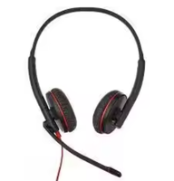 Auriculares Monoaurales con Cable USB-C Poly Plantronics Blackwire 3220 con Micrófono de Brazo y Conexión USB-C