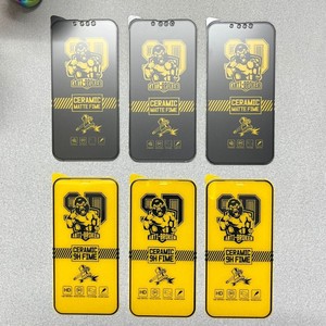 ฟิล์มเซรามิกแบบด้านสำหรับ iPhone ป้องกันการมองเห็นจากด้านข้าง ฟิล์มไฮโดรเจลนิ่ม ความแข็ง 9H ป้องกันการแตกขอบ - Product Image 1