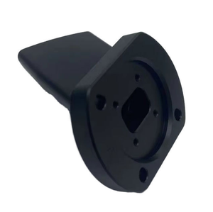 Custom CNC Milling CNC Machining Service Anodized Aluminum Angled Flange Mount Bracket, OEM Automation <b>Machinery</b> Connection - Product Image 5