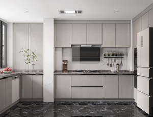 Meubles de cuisine modernes en mélamine très vendus, durables, faciles à nettoyer, fournisseur fiable de cuisines complètes - Product Image 5