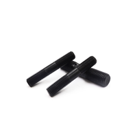 Prix de gros, taille standard, boulons en acier au carbone de haute qualité 8.8, oxyde noir, entièrement filetés, boulons à tête cylindrique de longueur égale