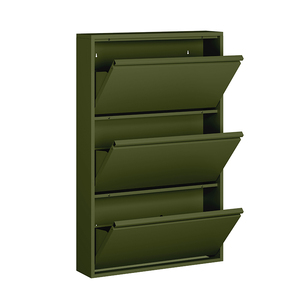 Hot Bán Thép Hiện Đại Hẹp Giày Giá 3 Lật Ngăn Kéo Tủ Mở rộng Hành Lang Tủ Giày Cho Phòng Khách Đồ Nội Thất - Product Image 6