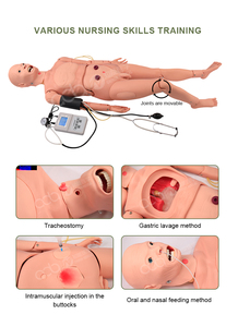 Maniquí de Enfermería Masculino de PVC con Funciones Completas, Movimiento Articular Realista, Color de Piel Vívido, para Cuidado Diario y Procedimientos Médicos en Cama - Product Image 2
