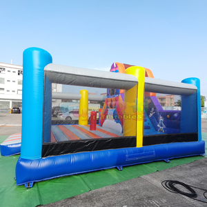 Château gonflable commercial pour enfants, avec toboggan, pour fêtes en plein air - Product Image 4