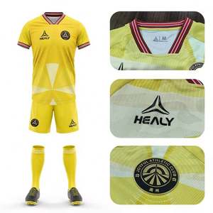 Vêtements de sport Healy pour hommes, maillot de football personnalisé pour jeunes avec logo et numéros, uniformes de football sublimés - Product Image 2
