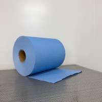 Blaue Vlies-Wischtücher-Rollen Weiche Langlebige Reinigungsrollen für die Pflege Empfindlicher Oberflächen