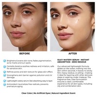 Sérum Visage Hydratant Anti-Âge et Éclaircissant à la Centella Asiatica, Niacinamide et Acide Hyaluronique, Marque Blanche pour Soins de la Peau