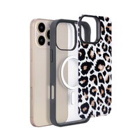 Coques de téléphone magnétiques sans fil par sublimation, antichute, avec impression UV, personnalisables pour iPhone 15, 16, 17, 18