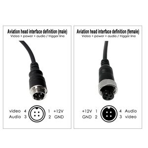 Cavo di Prolunga Elettrico a 4 Pin su Misura, 5M, per Telecamera Camion, Cavi Stampati a Iniezione per Settore Automobilistico - Product Image 3