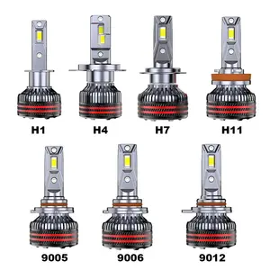 Ad alta potenza D19 LED faro auto a buon mercato 3-rame-tubo 12V Canbus compatibile H1 H4 H7 H11 lampada lampadina per Toyota & BMW nuova condizione