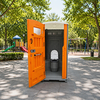 Remorque toilettes mobiles avec lavabo pour chantier de construction et location événementielle