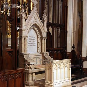 Decorazione della fase della chiesa sedie religiose fatte a mano personalizzate vescovo trono chiesa cathena - Product Image 3