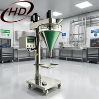 Machine de remplissage automatique pour poudre de café, lait et épices avec système de dosage par vis sans fin