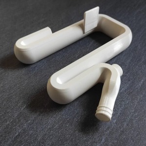 Conector de codo de plástico blanco para manguera de desagüe, soporte de borde y barril de almacenamiento de agua de jardín - Product Image 2
