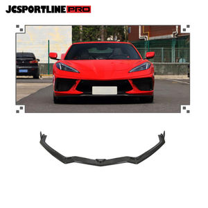 Convient pour <span class=keywords><strong>Chevrolet</strong></span> <span class=keywords><strong>Corvette</strong></span> C8 lèvre avant en fibre de carbone de 2020 à 2021 - Product Image 1