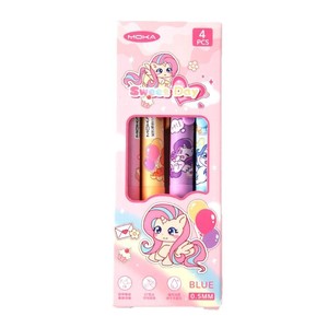 Moka <b>Erasable</b> Gel <b>Pen</b> 0.5mm Blue Student Writing Practice Office School Use - Product Image 5