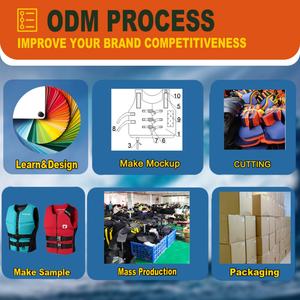 เสื้อชูชีพนีโอพรีนแบบปรับแต่งได้สำหรับกีฬาทางน้ำสำหรับผู้ใหญ่ - Product Image 5