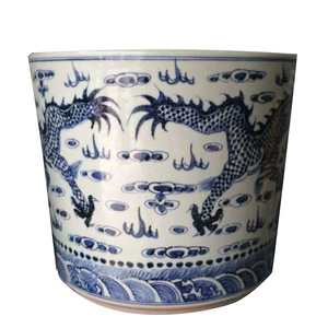 <span class=keywords><strong>Bougeoir</strong></span> rond en porcelaine bleue et blanche antique de Jingdezhen, décorations chinoises pour la maison, céramiques, vases - Product Image 2