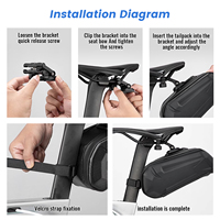 Batterie au lithium 36V 48V 52V 750W 1000W 21700 pour vélo électrique avec tube de selle triangulaire, 10AH 30A BMS, certifiée CE