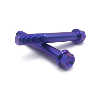 Nhà máy sản xuất đai ốc bánh răng xe đạp bằng titan M6 M8 M10 X 1.25, ốc vít, bu lông mặt bích, bu lông titan - Product Image 6