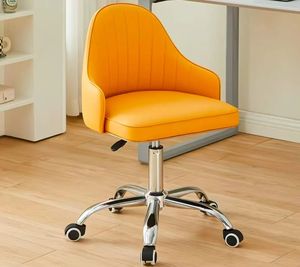 Sillón de Peluquería con Respaldo, Giratorio, con Ruedas, para Salón de Belleza, Manicura - Product Image 5