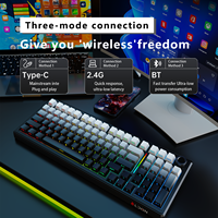 Clavier mécanique pleine taille SK99W 98 touches, OEM ODM, logo personnalisé, échangeable à chaud, sans fil tri-mode, RGB, interface Type-C