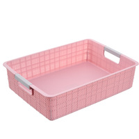 Panier de rangement en plastique PP écologique pour jouets de maternelle, organisateur de pièces pour la maison et l'entrepôt