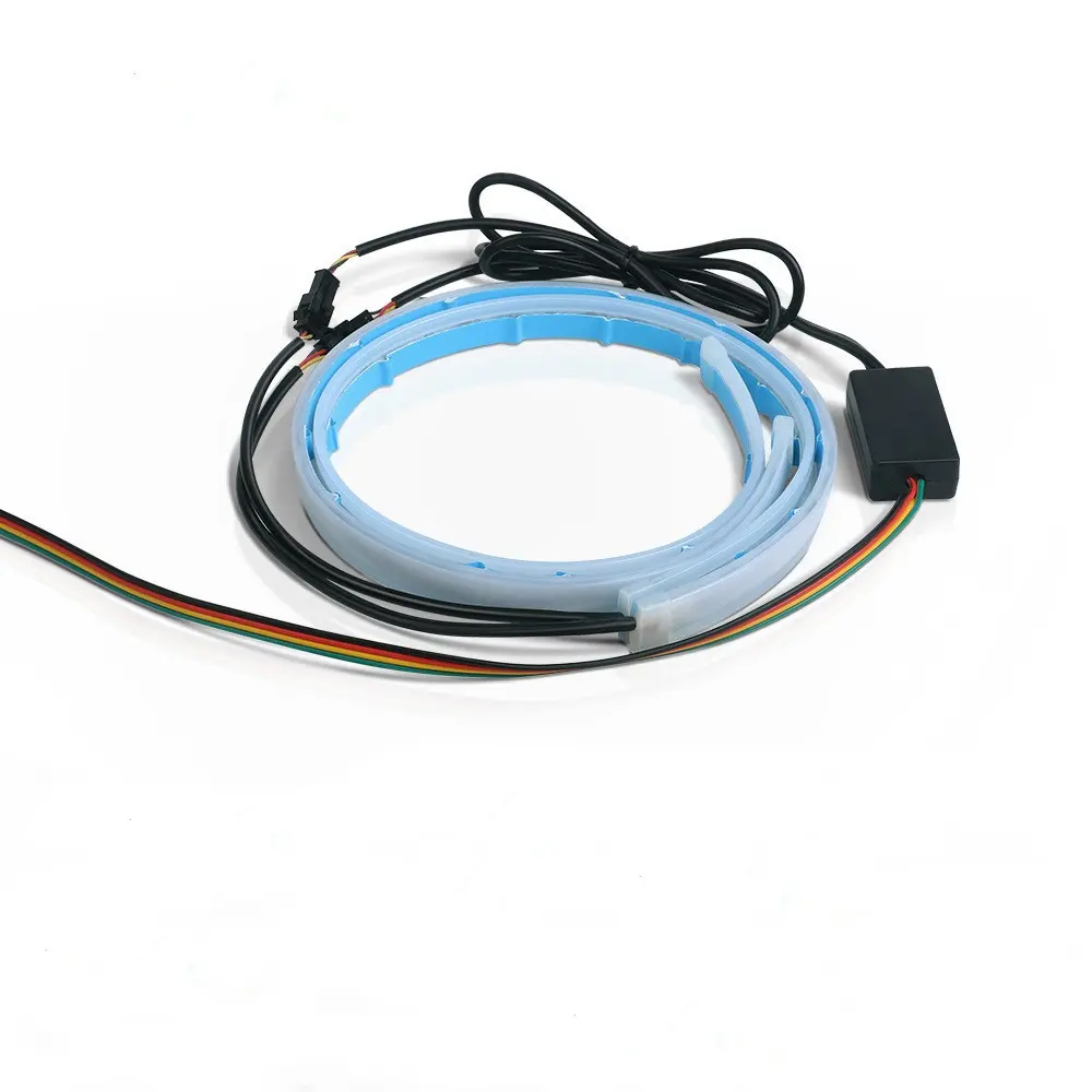 30cm 45cm 60cm bande led pour voiture décorer DRL Flexible Tube bande led feux de jour clignotants Angel Eyes Car