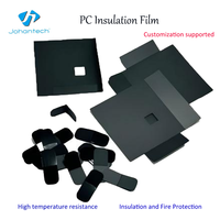 Film en polycarbonate ignifuge Johan PC-HML3 avec support adhésif pour l'isolation électronique et la protection des composants