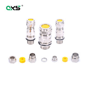 Presse-étoupe <span class=keywords><strong>Millet</strong></span> certifiée Atex en laiton blindé, étanche IP65, pour câble basse tension antidéflagrant, connecteur de câblage - Product Image 2