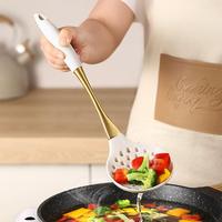 Ensemble d'ustensiles de cuisine en silicone résistant à la chaleur 446F, spatule, spatule à retourner