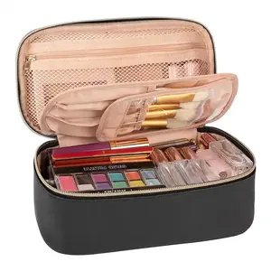 Benutzer definierte tragbare Reise Make-up Tasche Make-up Pinsel Organizer