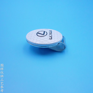 Marqueur de balle de golf Lexus, clip magnétique pour chapeau, fer blanc, aimant puissant, utilisation en extérieur - Product Image 2