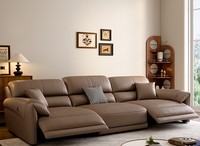 Sofá eléctrico inteligente moderno minimalista y genuino-Nuevo modelo. Adecuado para habitaciones grandes y pequeñas. Sofá totalmente automático.