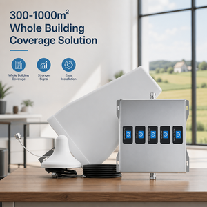 Amplificateur <span class=keywords><strong>de</strong></span> <span class=keywords><strong>réseau</strong></span> mobile 5 bandes à gain élevé 70 dB 800/900/1800/2100/2600 MHz Répéteur <span class=keywords><strong>de</strong></span> signal <span class=keywords><strong>de</strong></span> téléphone portable pour la maison et le bureau - Product Image 3