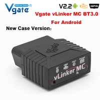 Vgate VLinker MC+ 4.0 ELM327 V2.2 Lector de Códigos OBD2 Bluetooth para Android e iOS, Escáner de Diagnóstico para Automóviles