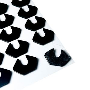 Customized Irregularly Shaped Single-sided Self-adhesive <b>Silicone</b> <b>Rubber</b> Shim - Product Image 2