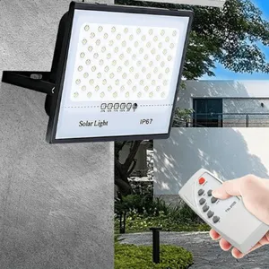 100/200/300W Solar Outdoor Spotlight Super Bright Street Lamp Waterproof Security Lamp Solar Garden Wall Light With Remote