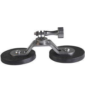 Support universel en alliage d'aluminium et silicone avec double ventouse puissante pour accessoires de microphone d'extension de caméra - Product Image 1