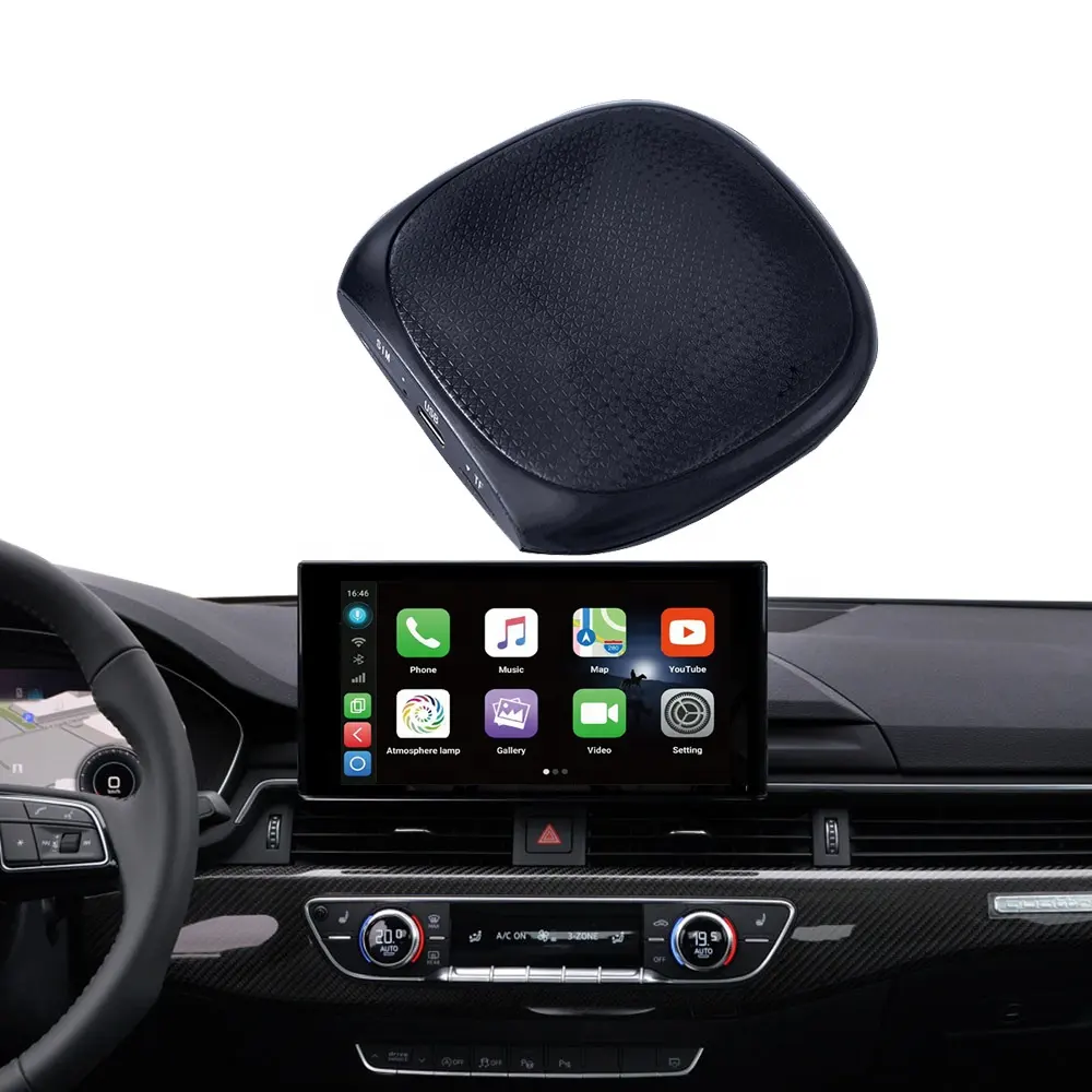 Universal de Audio Multimedia Android Carplay AI caja para Audi Mercedes-Benz Porsche 4 + 64G