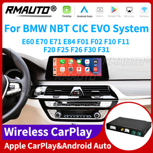 Sistema Inalámbrico RMAUTO Apple CarPlay Android Auto NBT CIC EVO para BMW Serie E60 E70 E71 E84 F01 F02 F10 F11 F20 F26 F30 F31 - Product Image 1