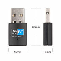 Adaptateur USB WiFi et Bluetooth 4.2 2-en-1 OEM 150 Mbps RTL8723DU Mini pour Ordinateur de Bureau et Portable